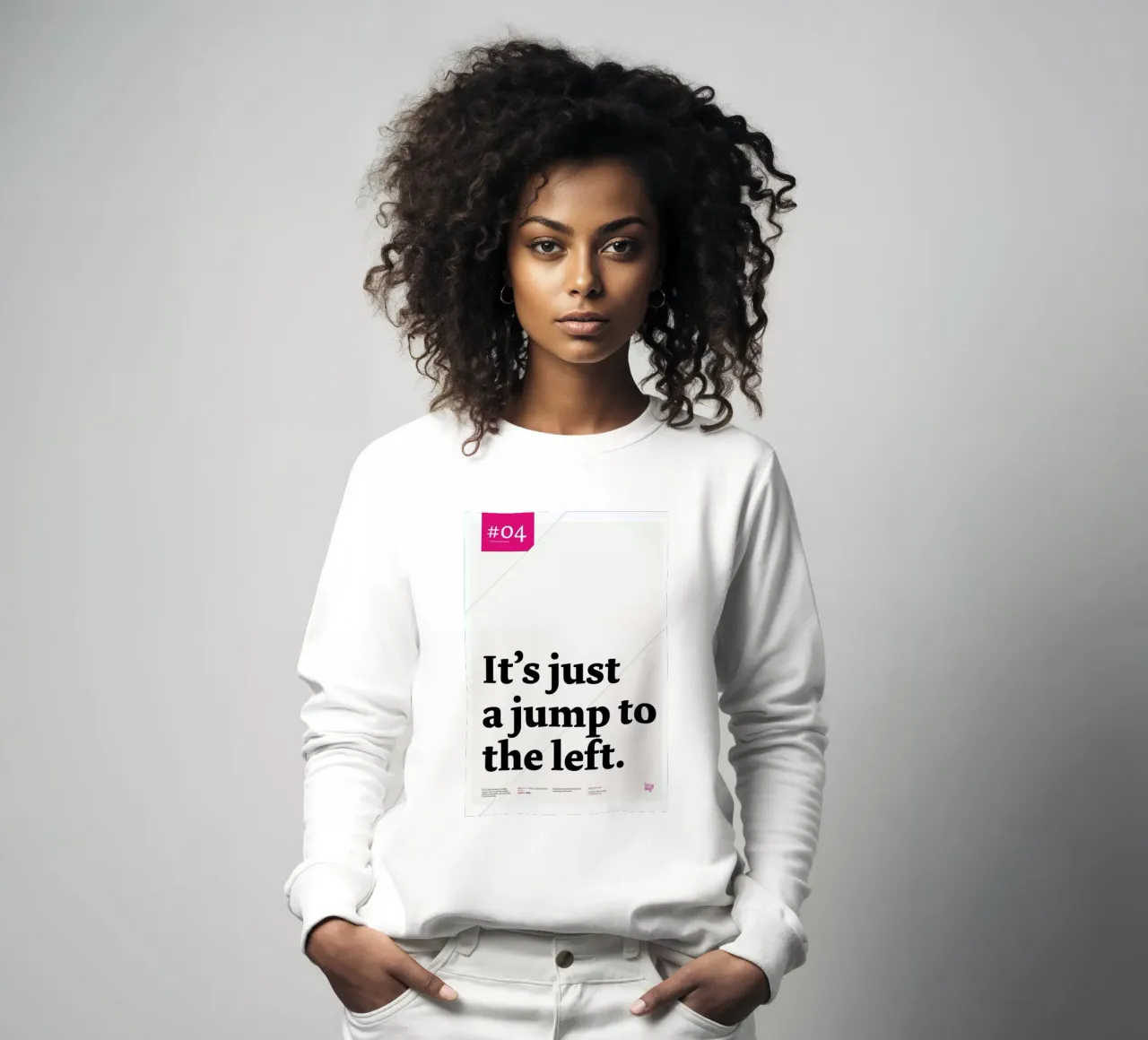 It's just a jump to the left Sweatshirt von Stefano Joker Lionetti