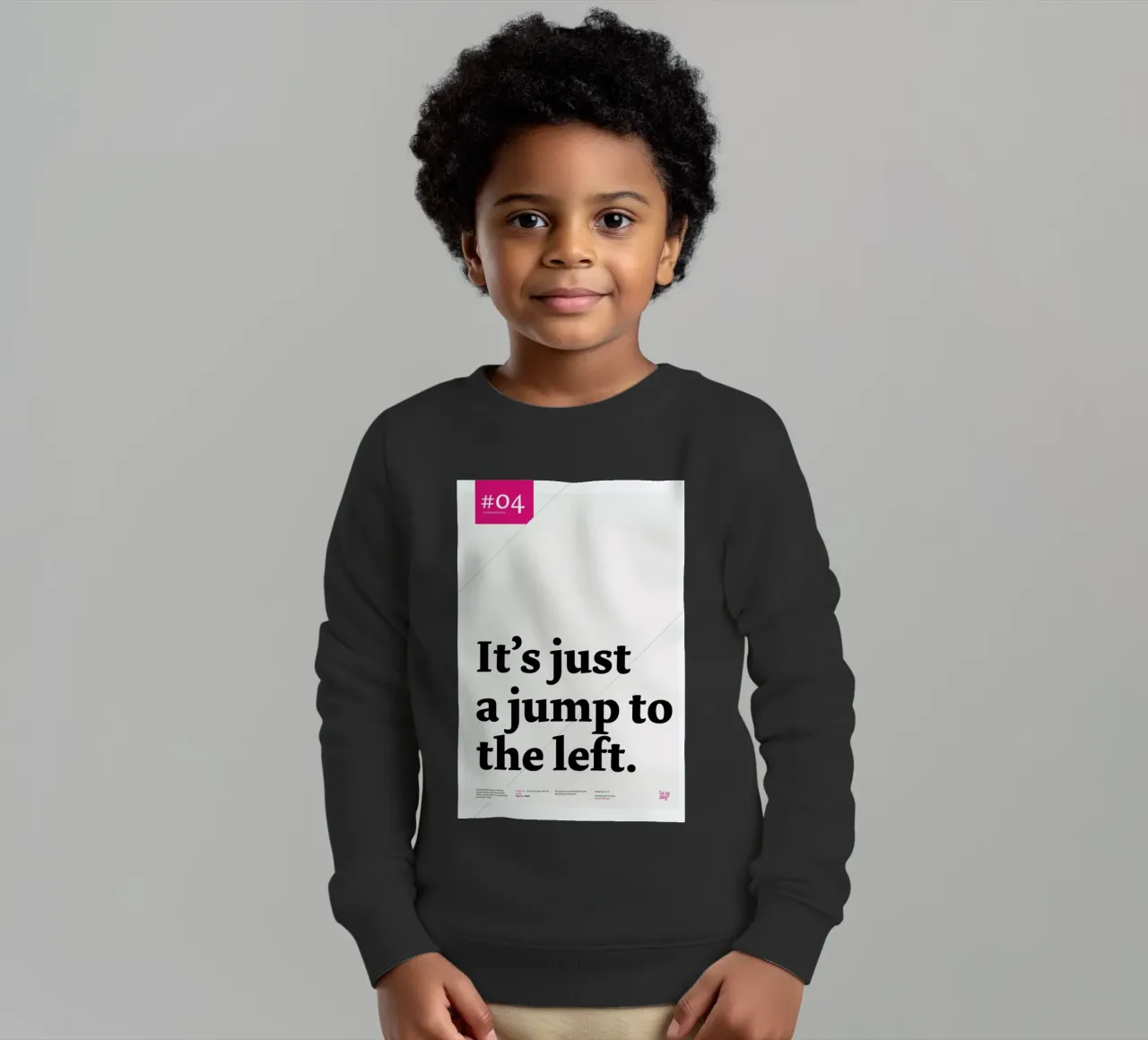 It's just a jump to the left felpa bambino da Stefano Joker Lionetti