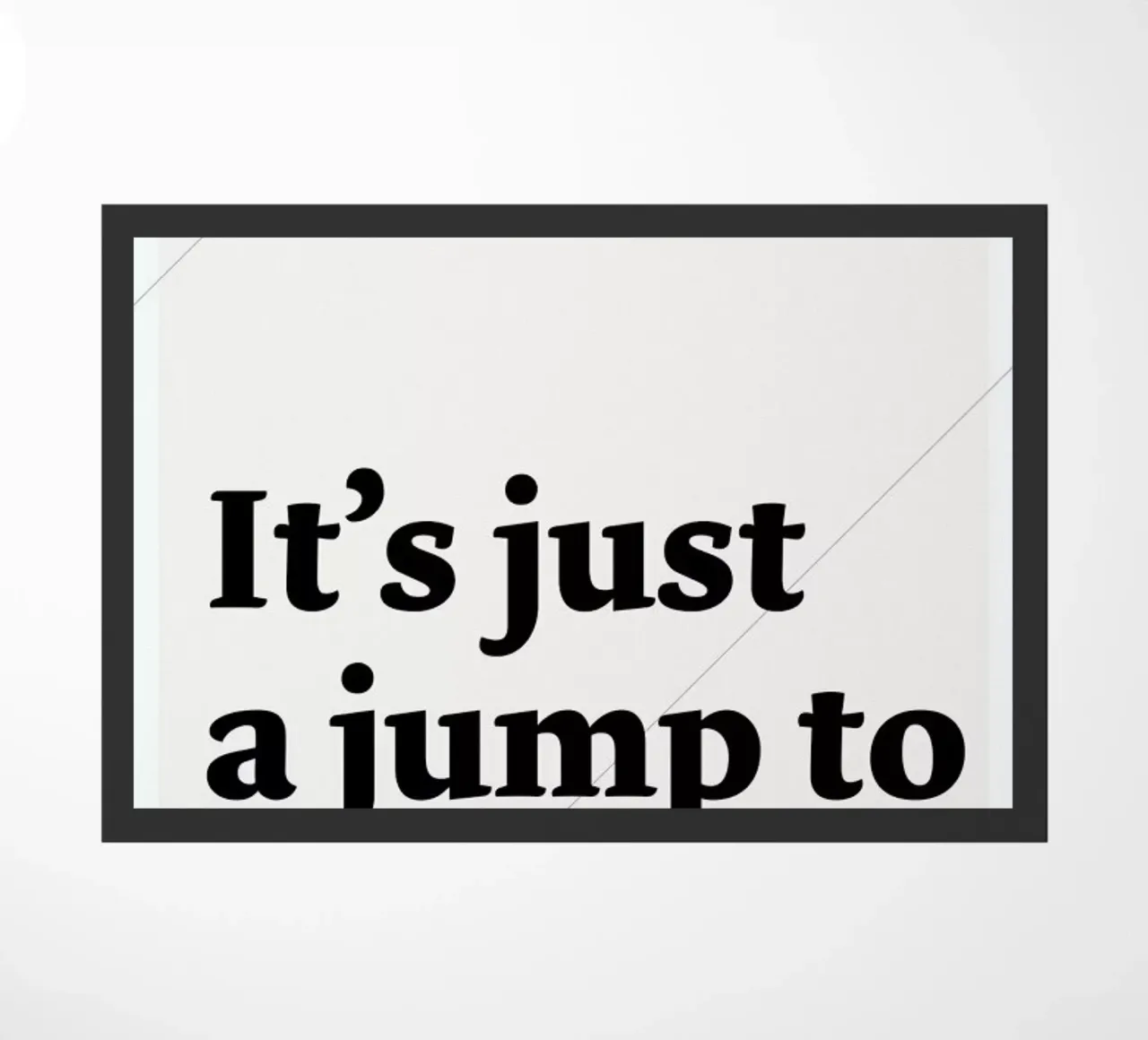 It's just a jump to the left felpudo de Stefano Joker Lionetti
