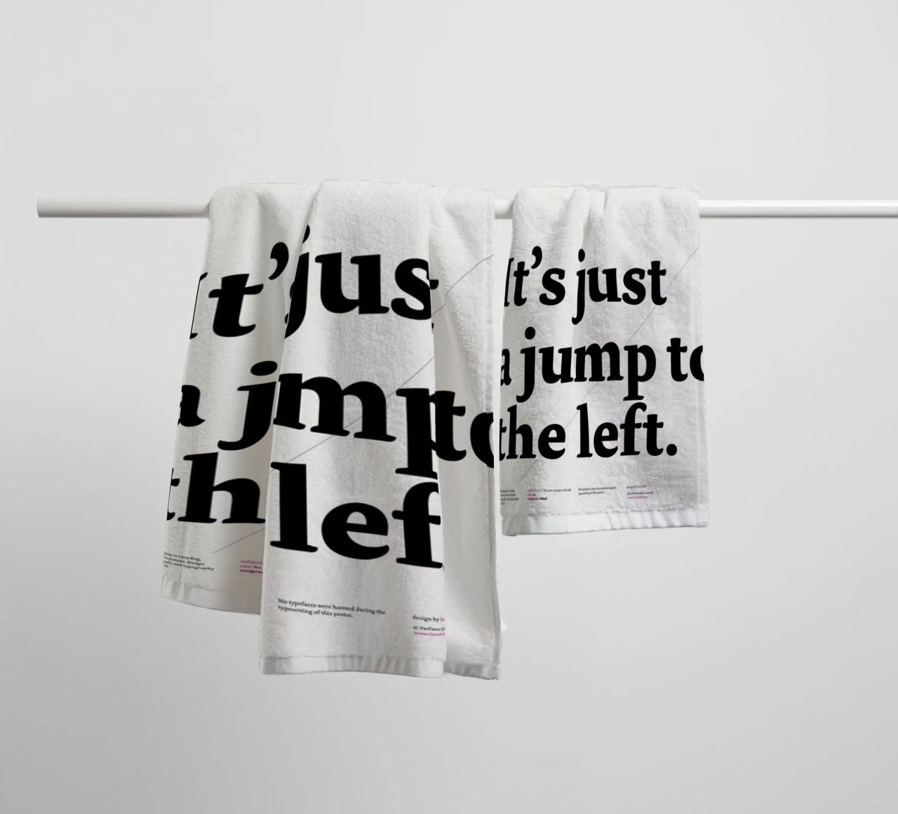 It's just a jump to the left towel by Stefano Joker Lionetti