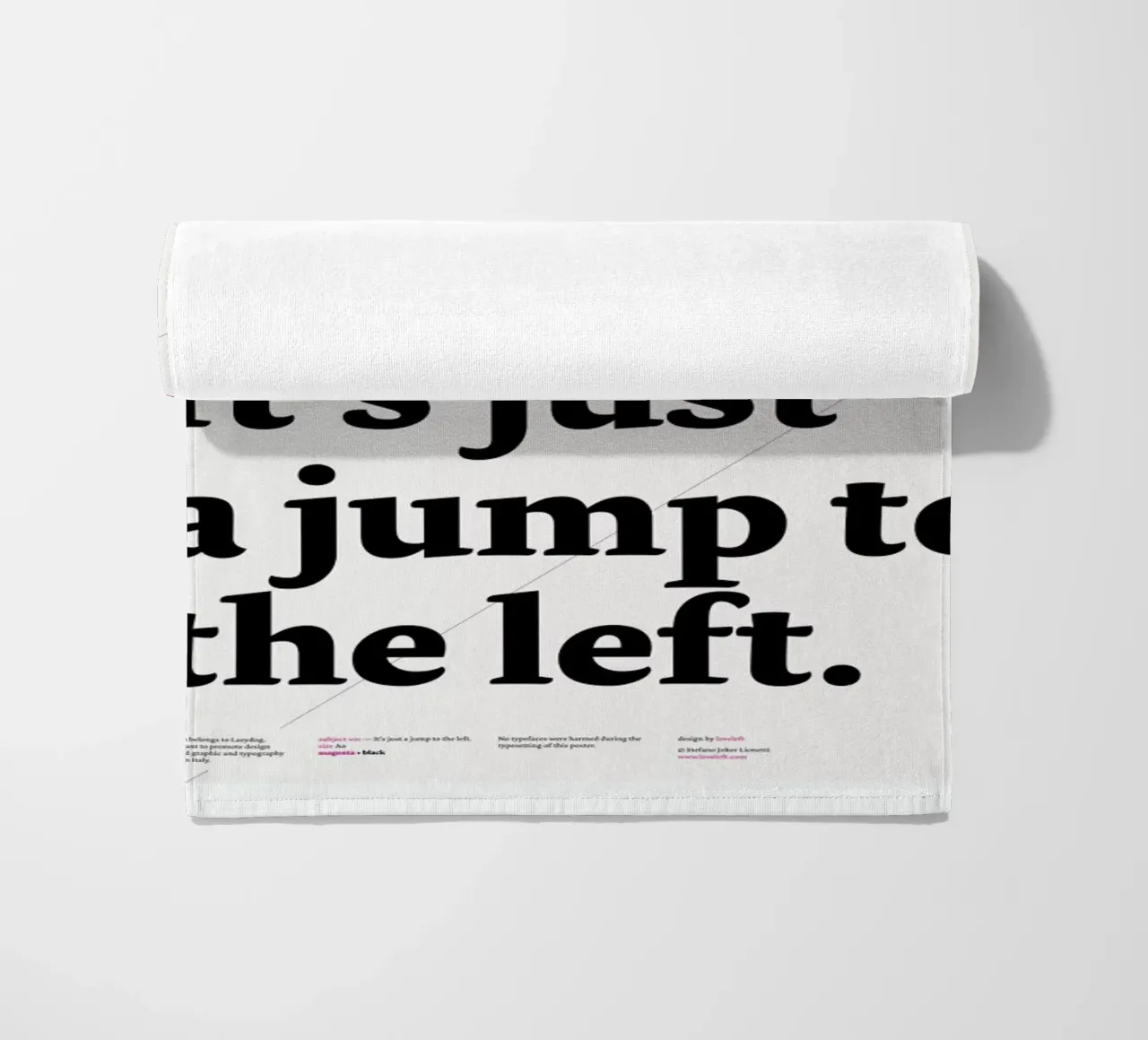 It's just a jump to the left toalla de playa de Stefano Joker Lionetti