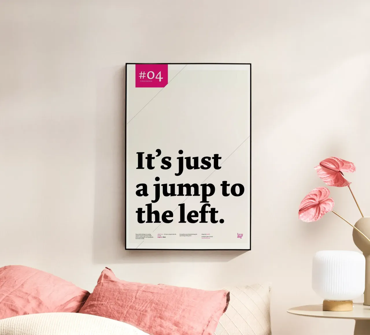 It's just a jump to the left plexiglass da Stefano Joker Lionetti