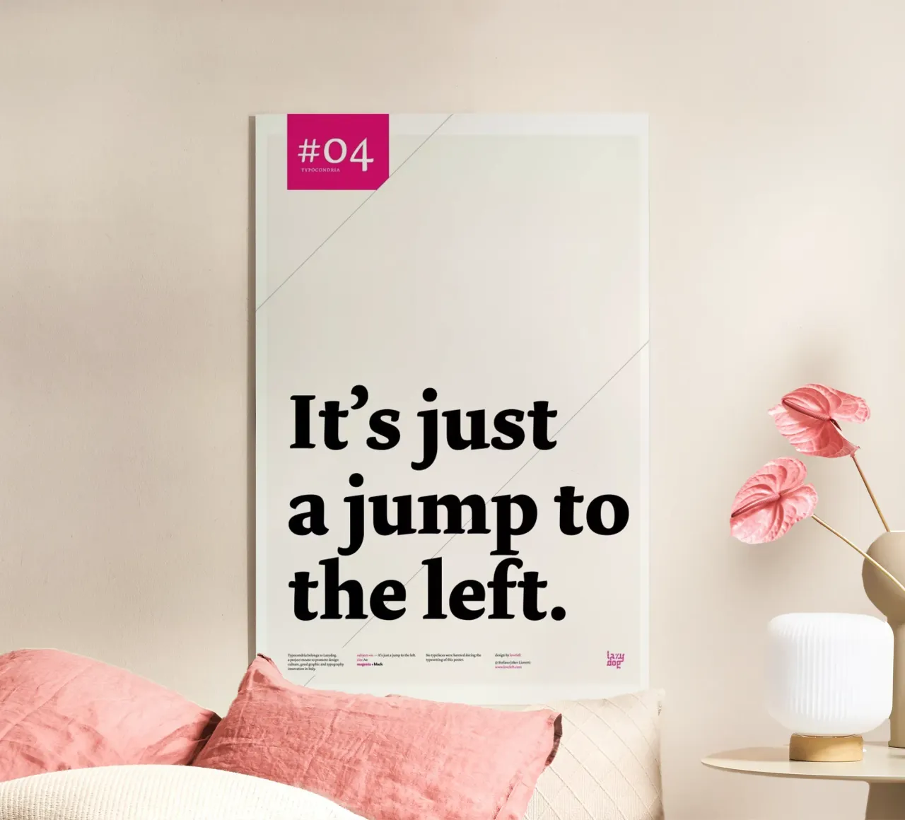 It's just a jump to the left plexiglass da Stefano Joker Lionetti