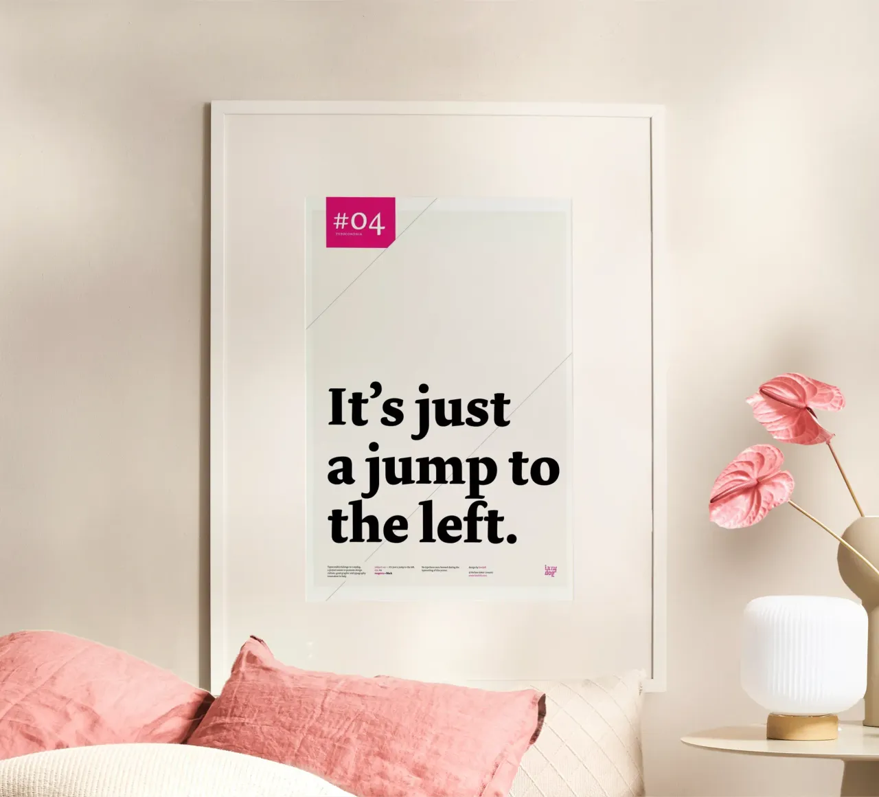 It's just a jump to the left poster da Stefano Joker Lionetti