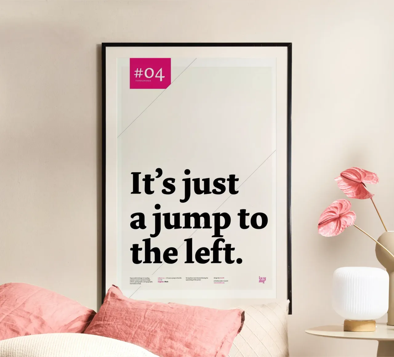 It's just a jump to the left carta hahnemühle da Stefano Joker Lionetti