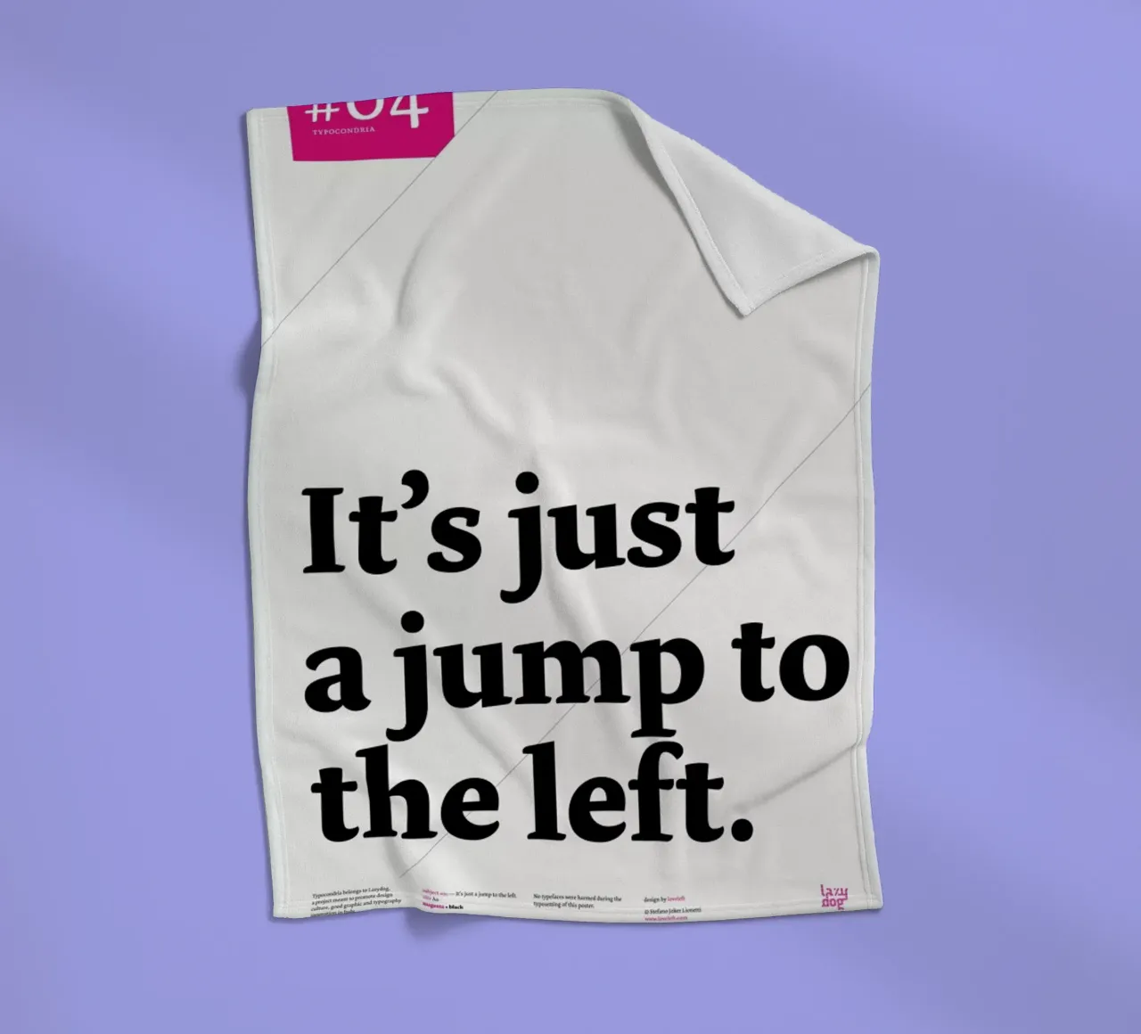 It's just a jump to the left coperta in pile da Stefano Joker Lionetti