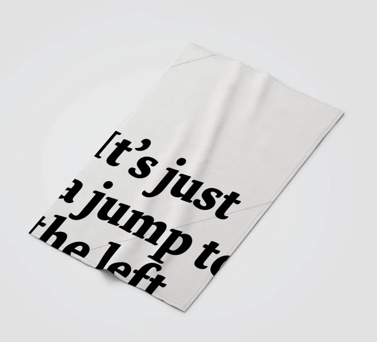 It's just a jump to the left coperta in pile da Stefano Joker Lionetti