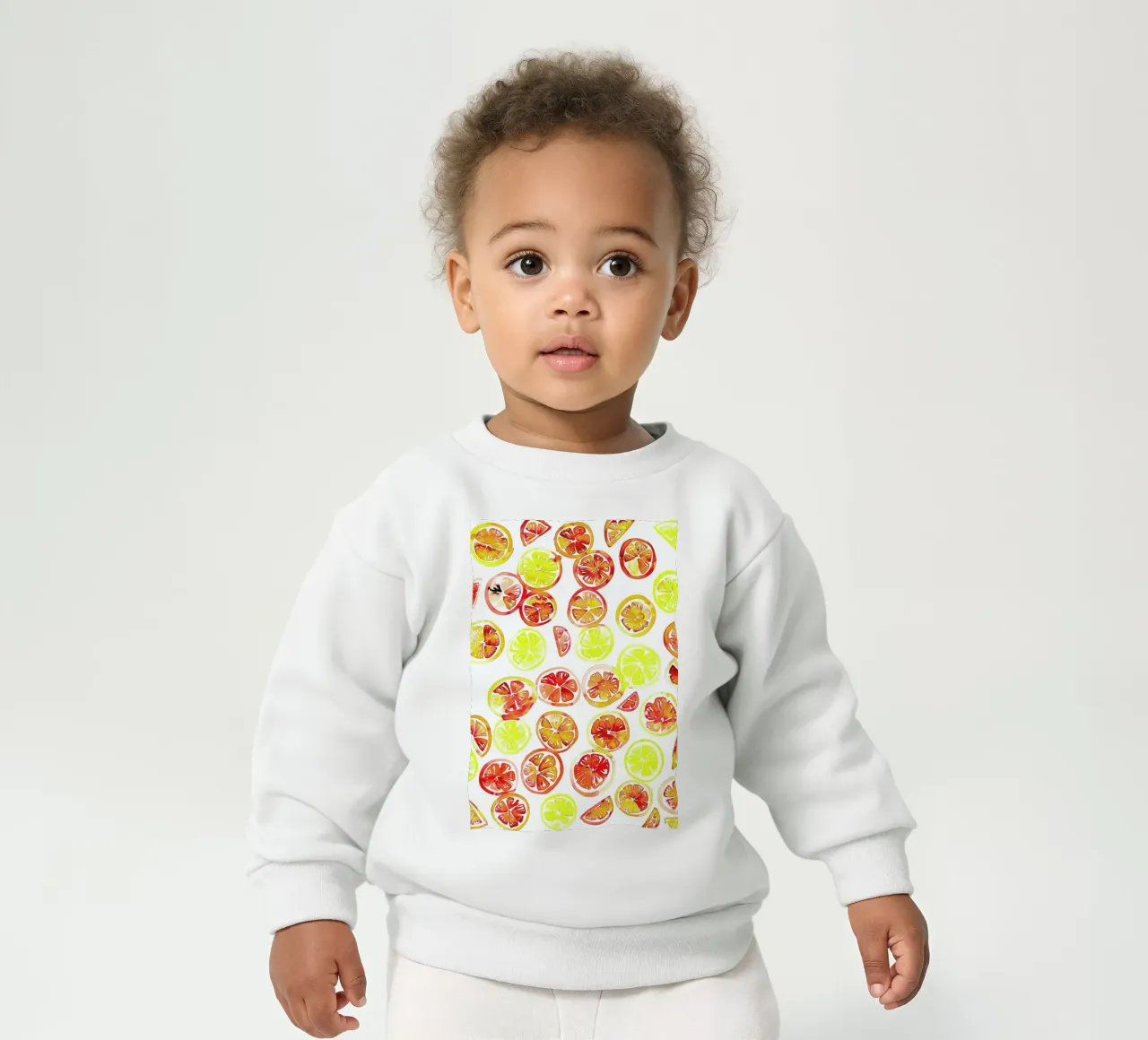 Orange Slice felpa neonato da Amy Sia