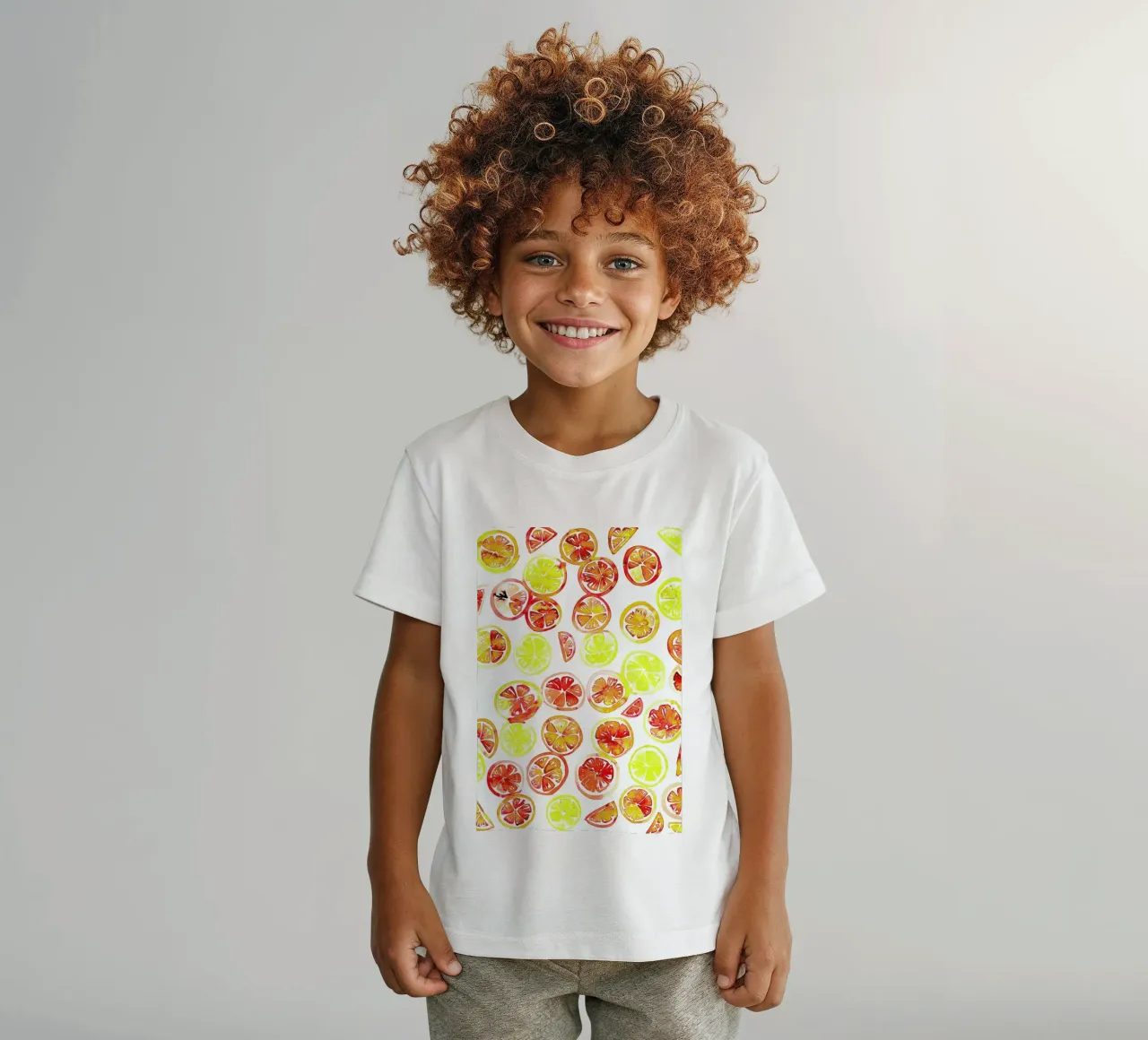 Orange Slice t-shirt bambini da Amy Sia
