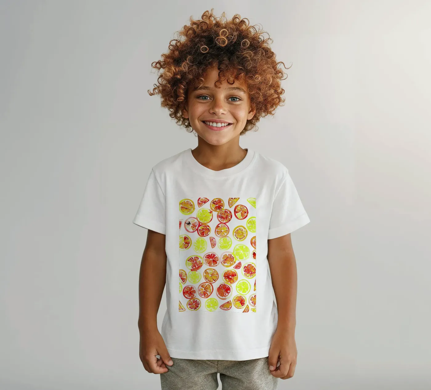 Orange Slice kinder t-shirt van Amy Sia