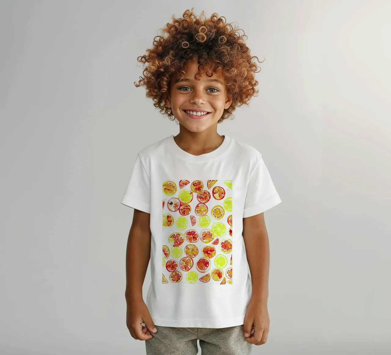 Orange Slice t-shirt bambini da Amy Sia