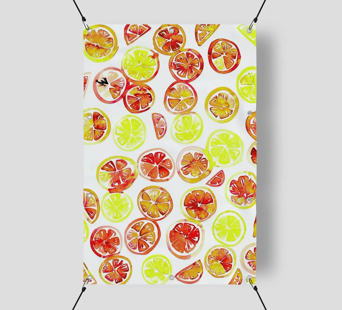 Orange Slice telo in pvc da Amy Sia