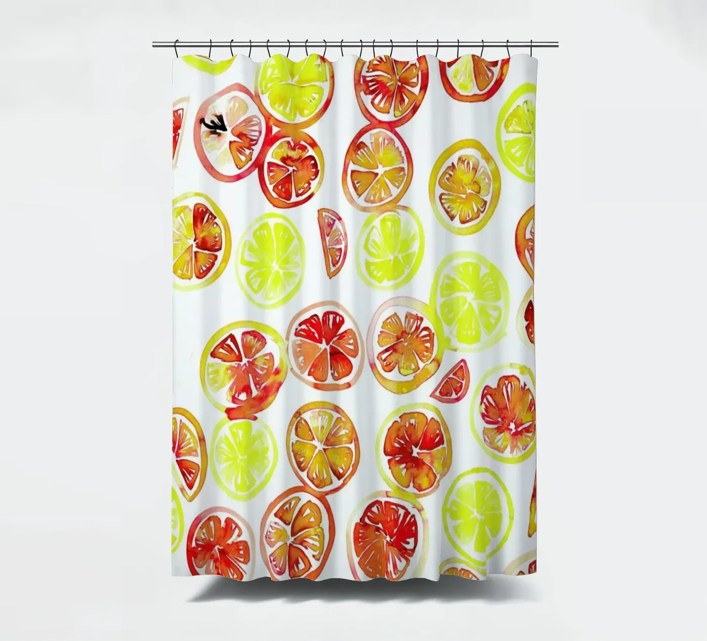 Orange Slice douchegordijn van Amy Sia