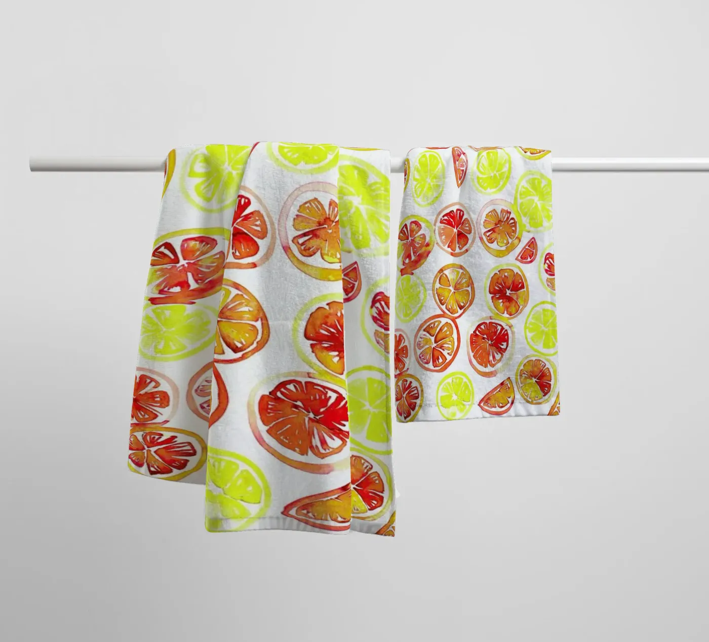 Orange Slice towel by Amy Sia