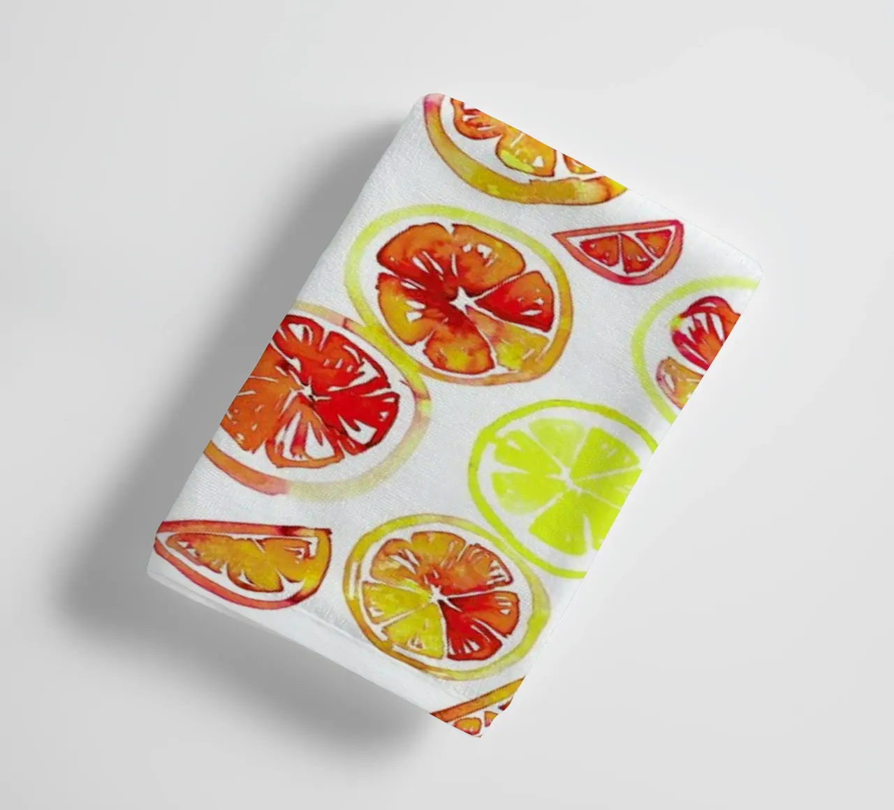 Orange Slice towel by Amy Sia