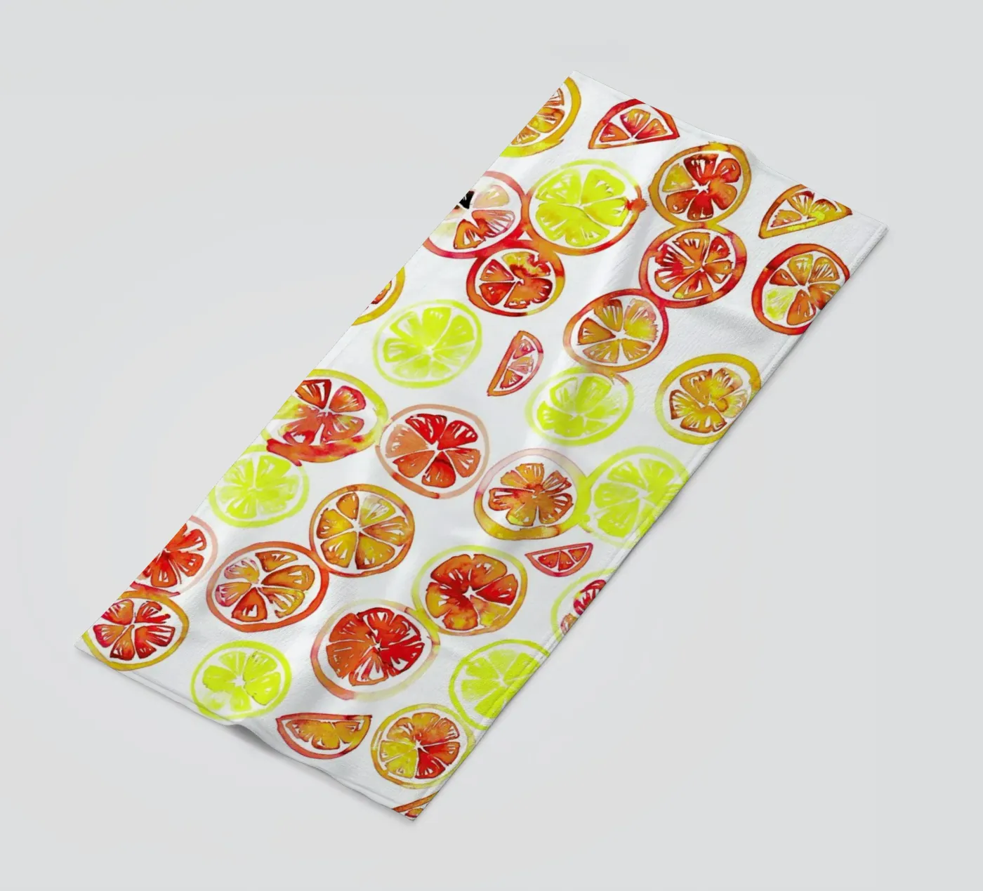 Orange Slice Strandtuch von Amy Sia