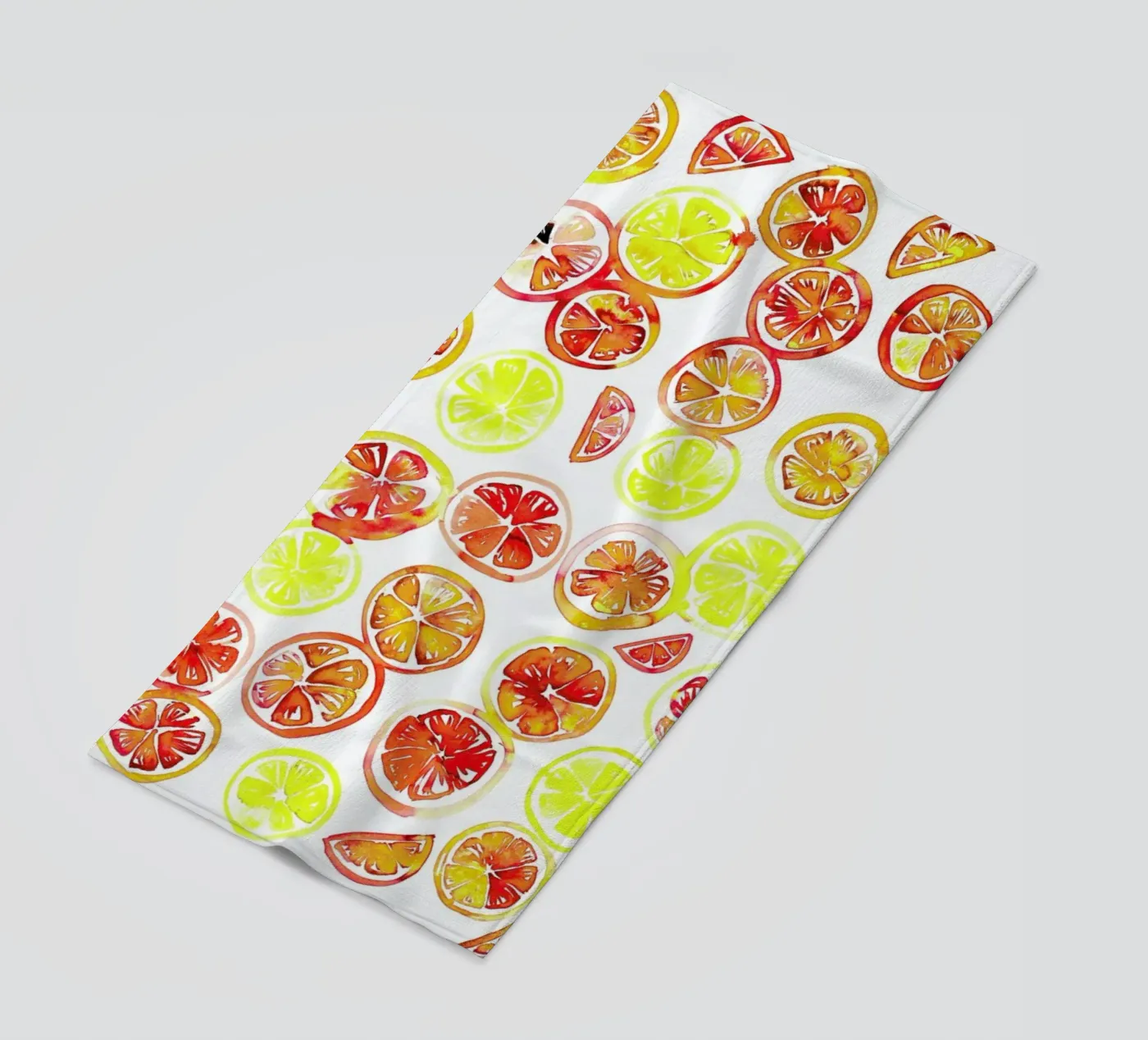 Orange Slice strandhanddoek van Amy Sia