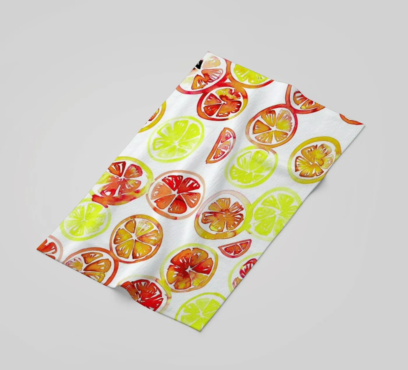 Orange Slice strandhanddoek van Amy Sia
