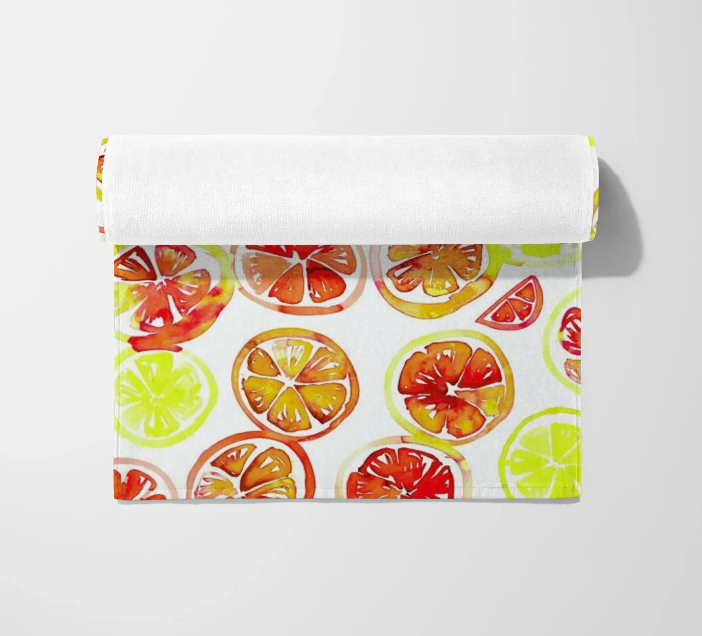 Orange Slice strandhanddoek van Amy Sia