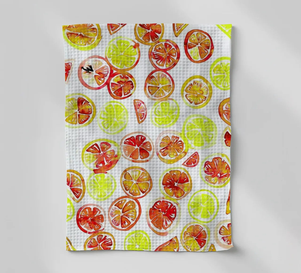 Orange Slice Geschirrtuch von Amy Sia