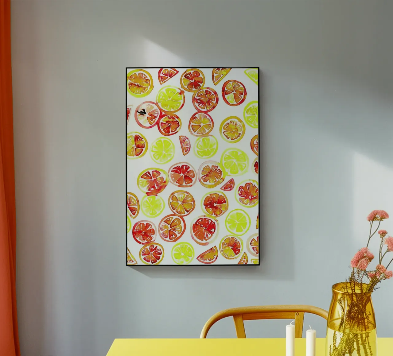 Orange Slice acryl van Amy Sia