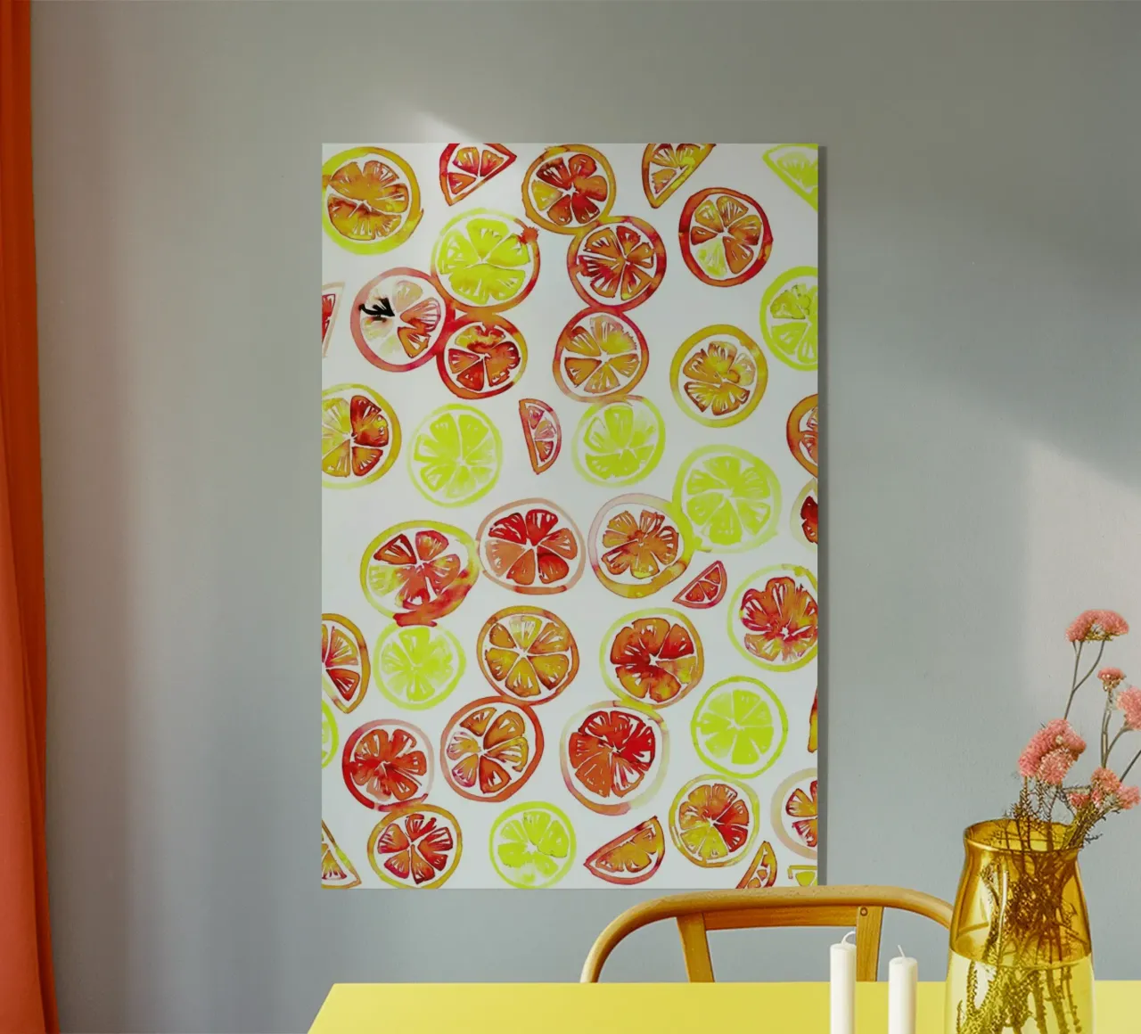 Orange Slice acryl van Amy Sia