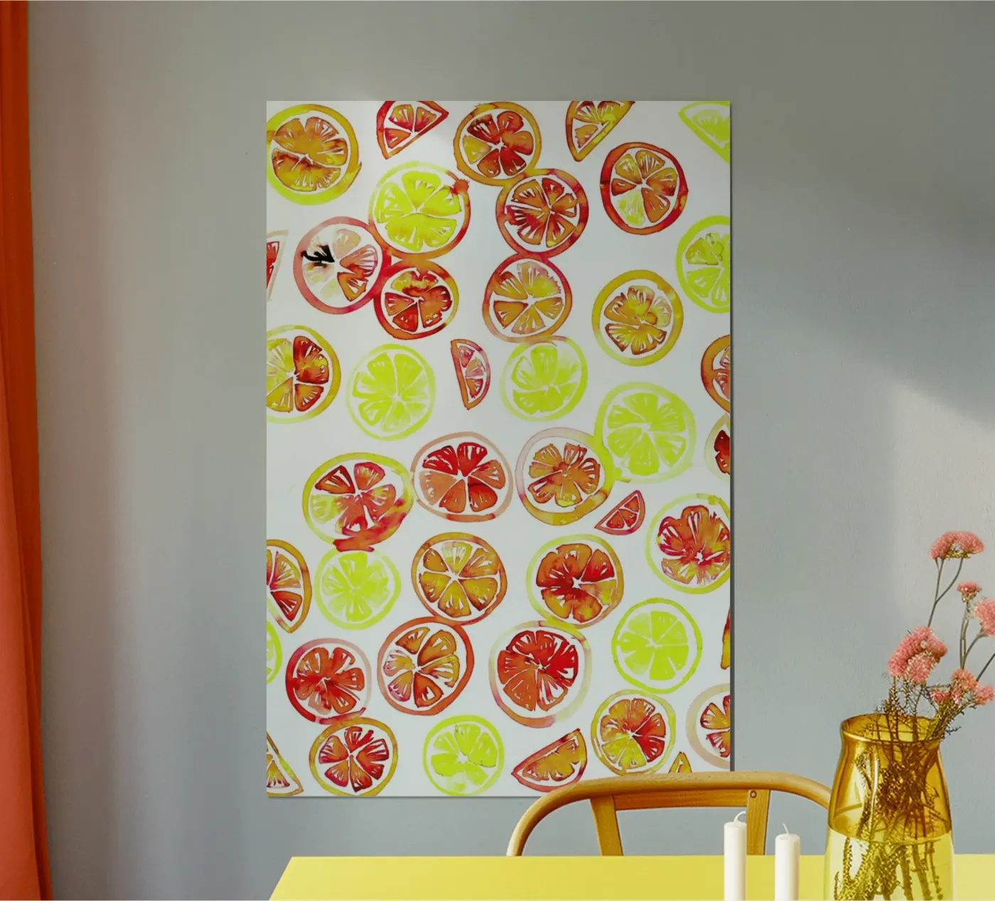 Orange Slice Poster von Amy Sia