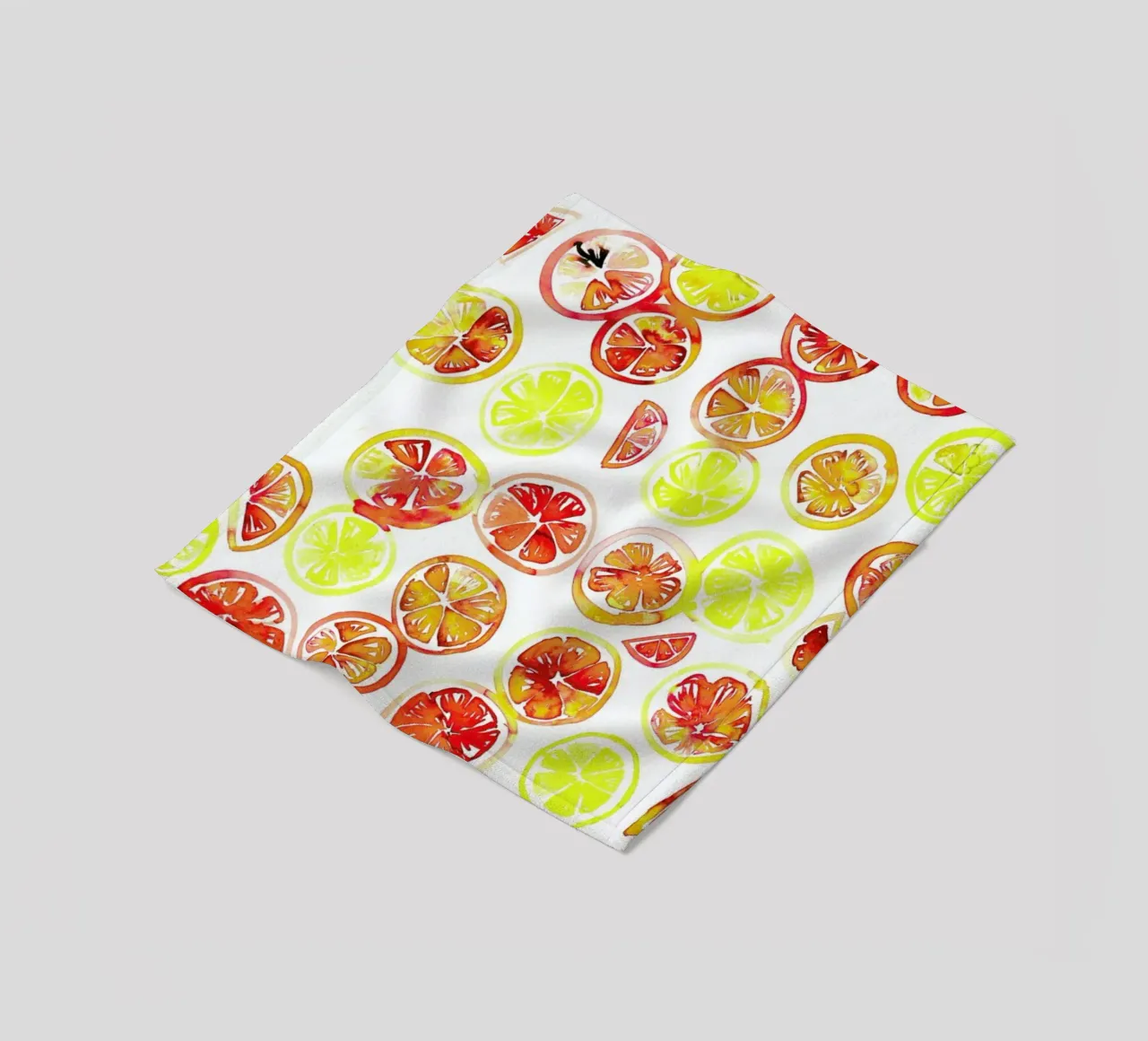 Orange Slice Fleecedecke von Amy Sia