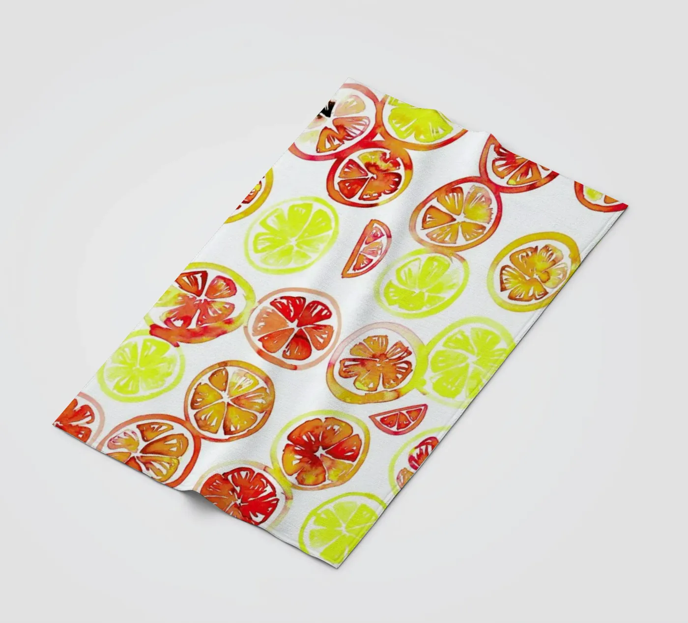 Orange Slice Fleecedecke von Amy Sia