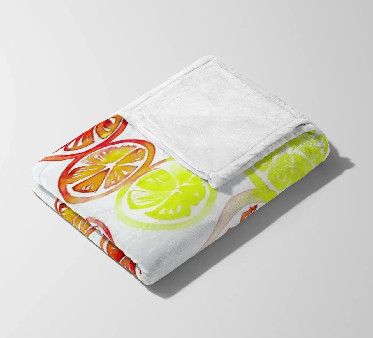 Orange Slice Fleecedecke von Amy Sia