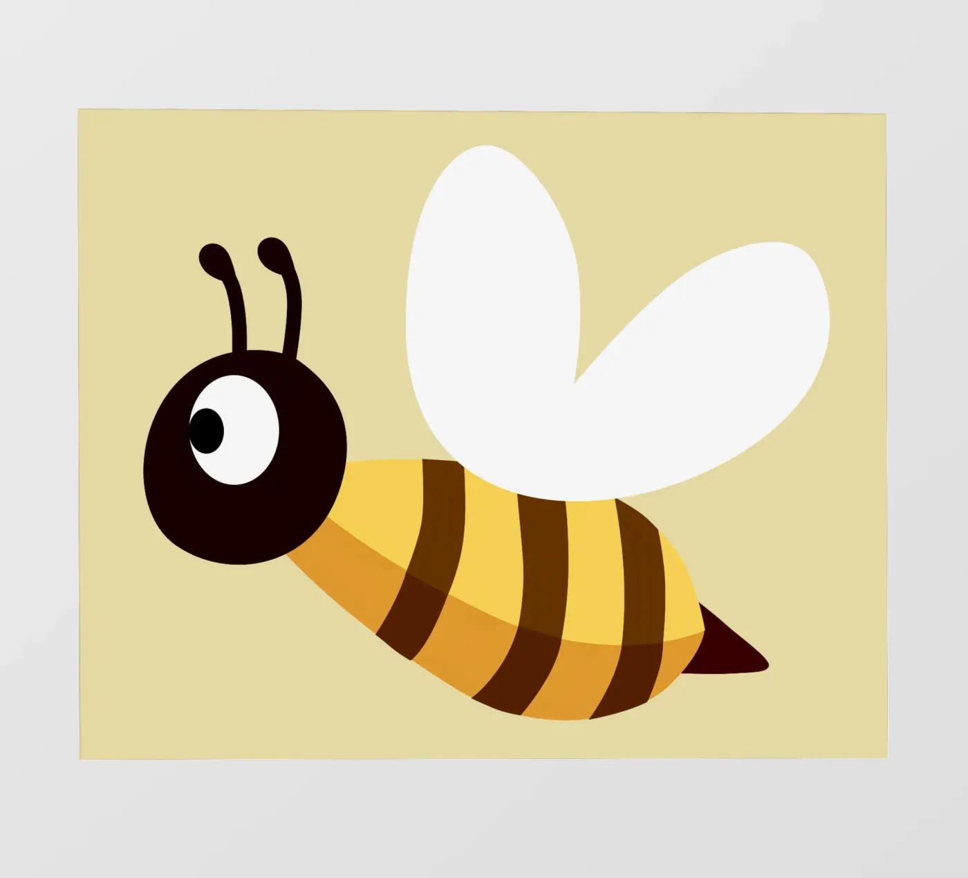 Bee fotobehang van C.WILL