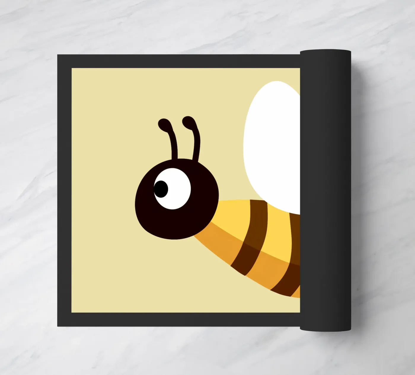 Bee deurmat van C.WILL