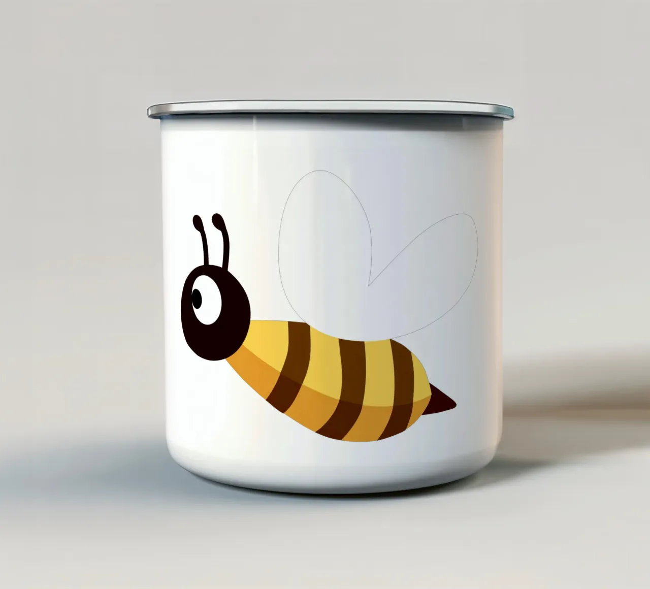 Ape tazza in smalto da C.WILL