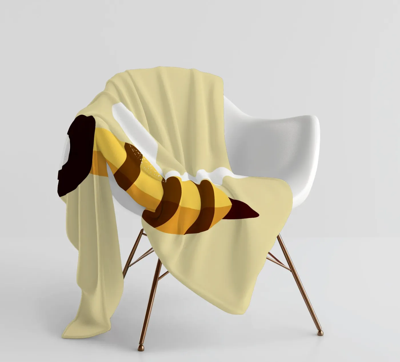 Bee coperta in pile da C.WILL