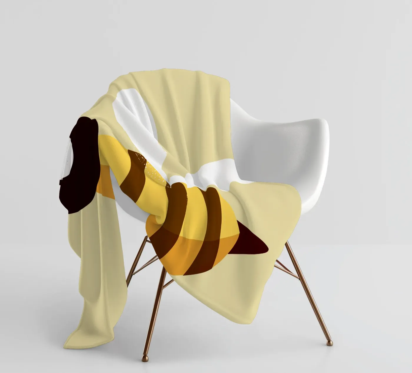 Bee fleece blanket by C.WILL