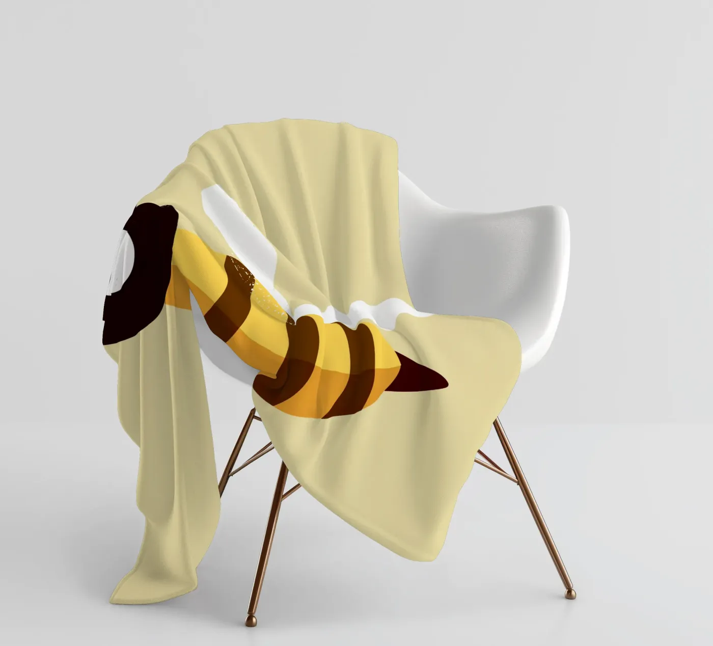Bee fleece blanket by C.WILL