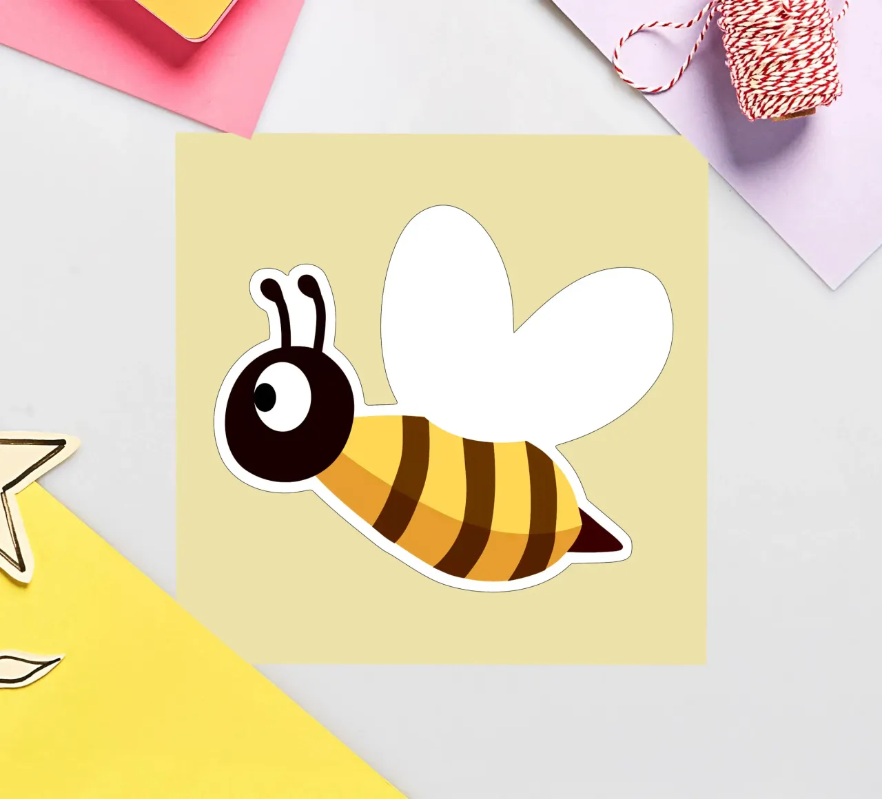 Bee sticker by C.WILL