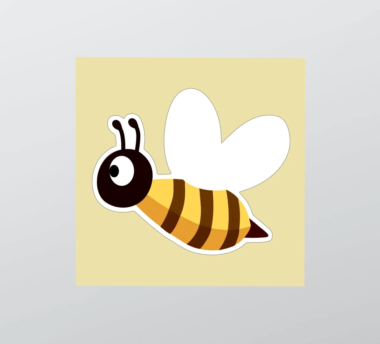 Bee sticker by C.WILL