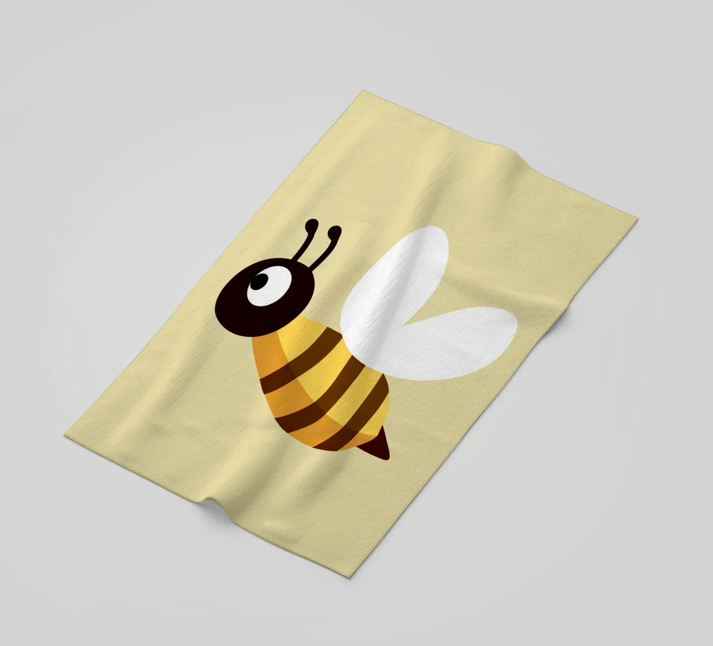 Bij strandhanddoek van C.WILL