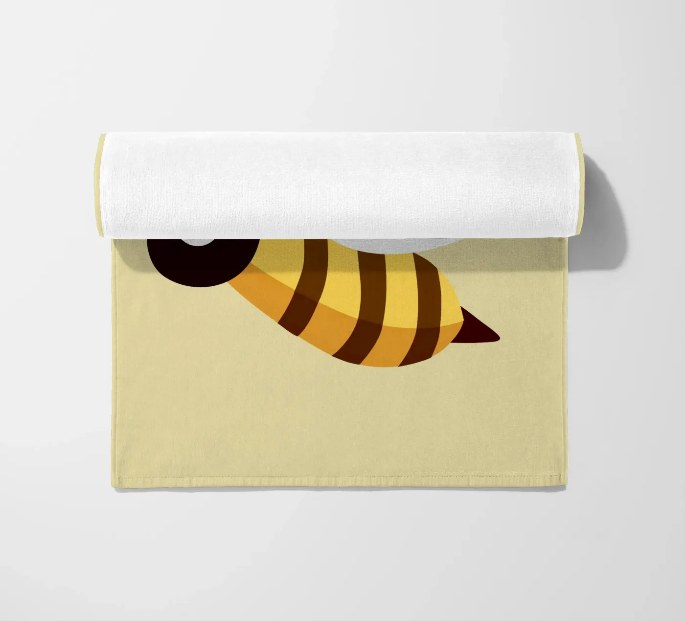 Bij strandhanddoek van C.WILL