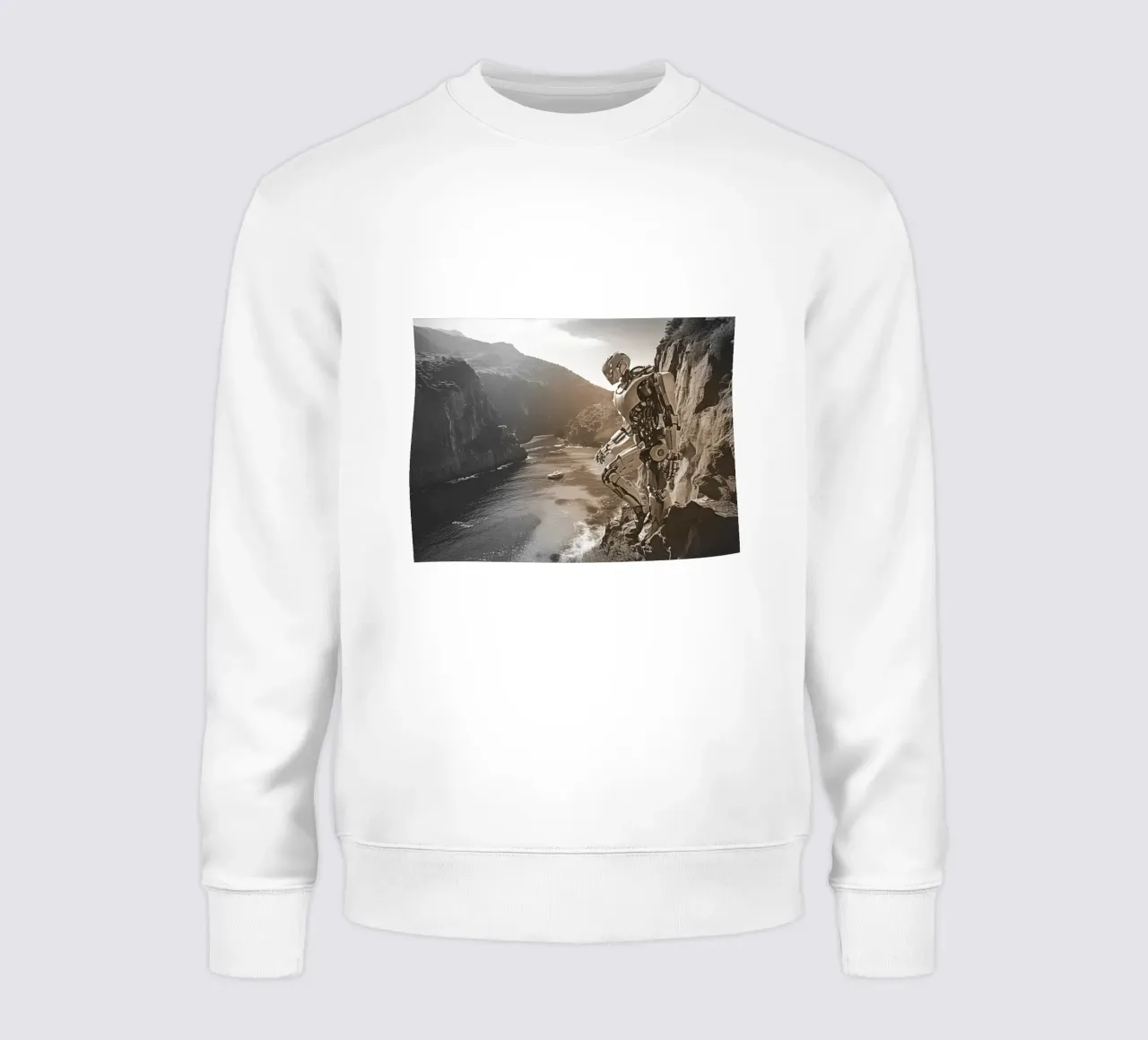 WAS FÜR EINE WUNDERBARE AUSSICHT! Sépia Sweatshirt von Thierry vobmann photography