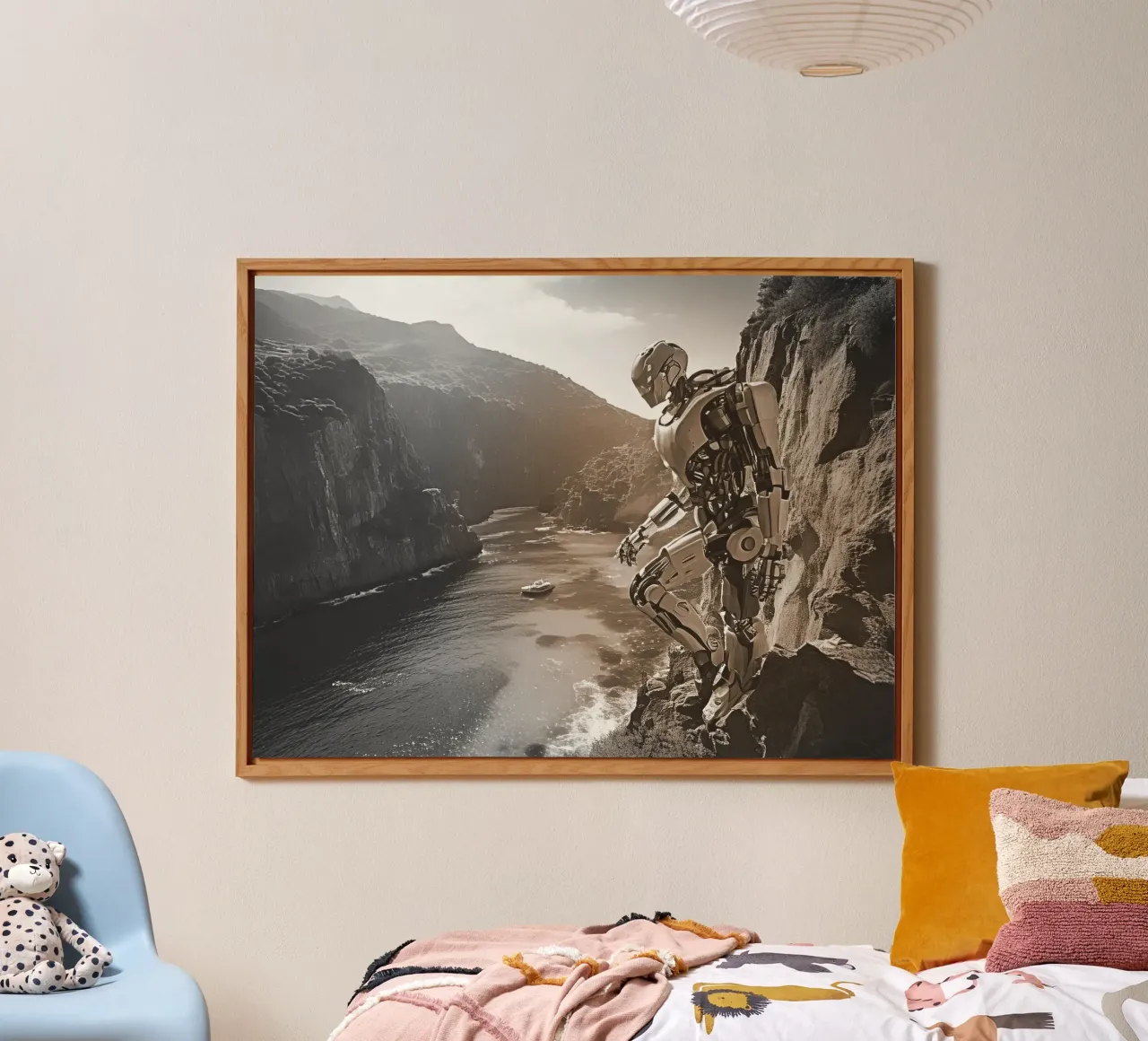 WAS FÜR EINE WUNDERBARE AUSSICHT! Sépia Alu-Dibond von Thierry vobmann photography