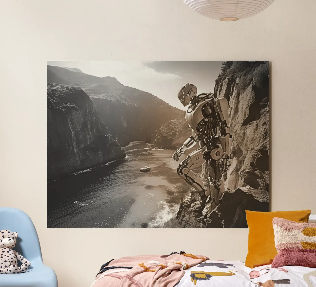 WAS FÜR EINE WUNDERBARE AUSSICHT! Sépia Alu-Dibond von Thierry vobmann photography