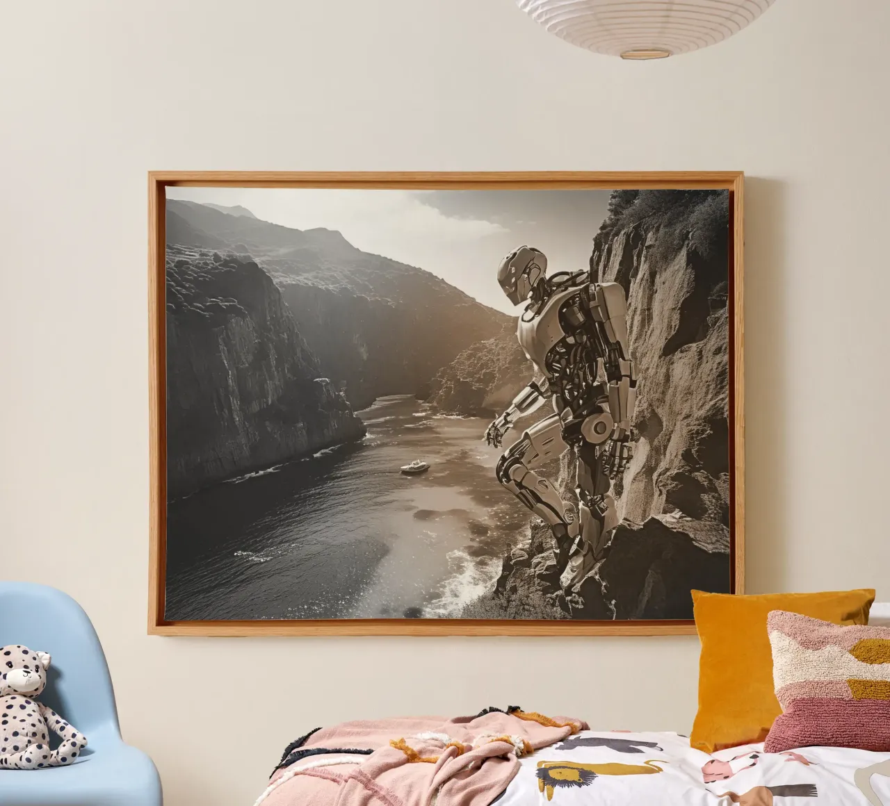 WHAT A WONDERFUL VIEW ! Sépia canvas by Thierry vobmann photography
