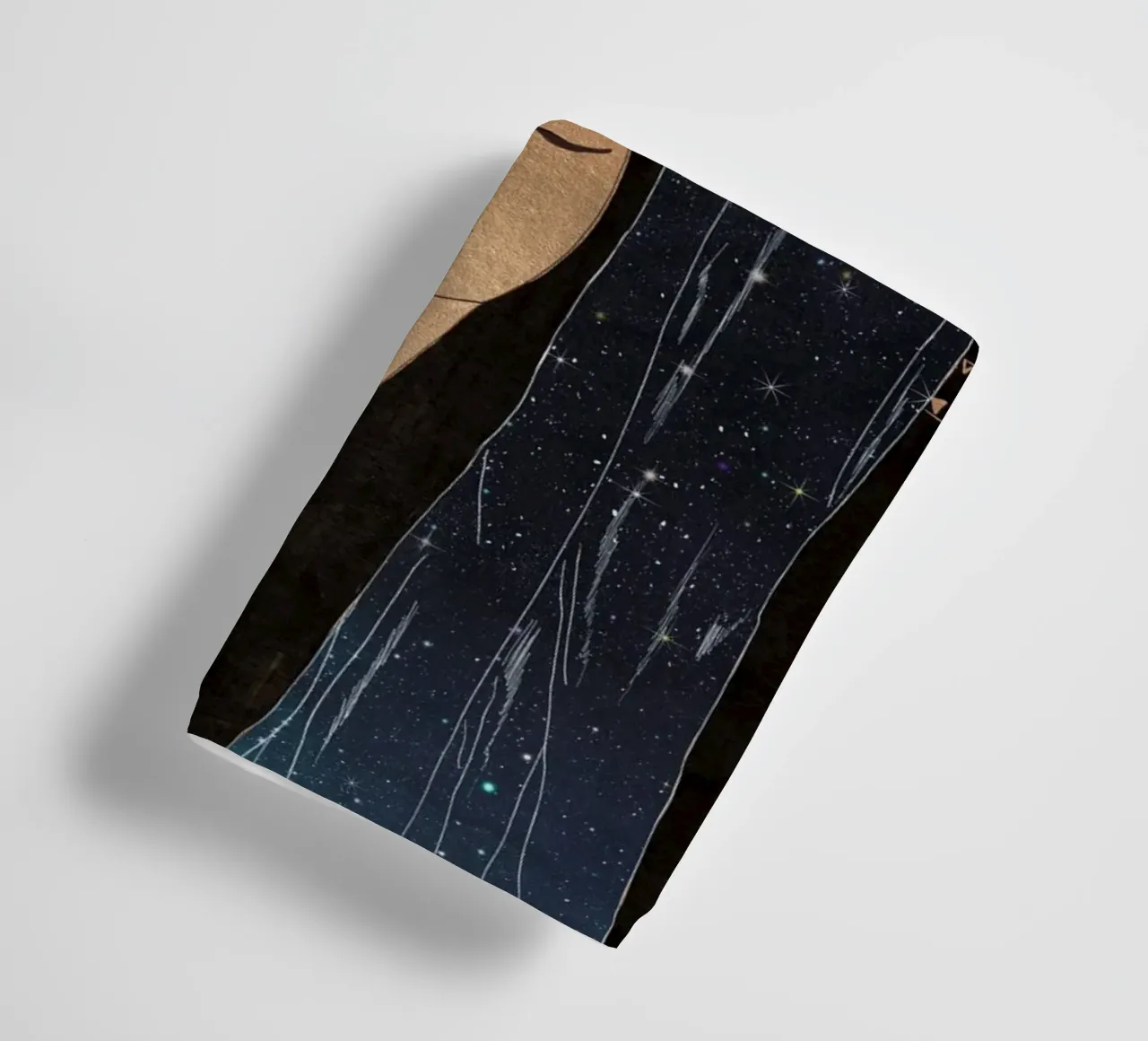 Fidati della tua anima Desert Boho Nero, Oro, Luna, Galassia, Stelle asciugamano da bagno da This Wild Soul - Illustration