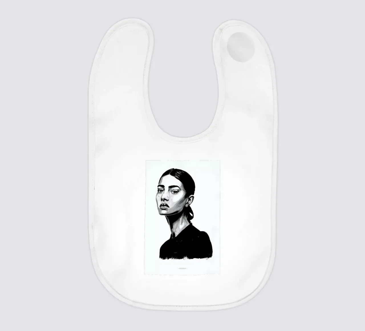 Untitled 2 baby bib by Mathilde Olsen