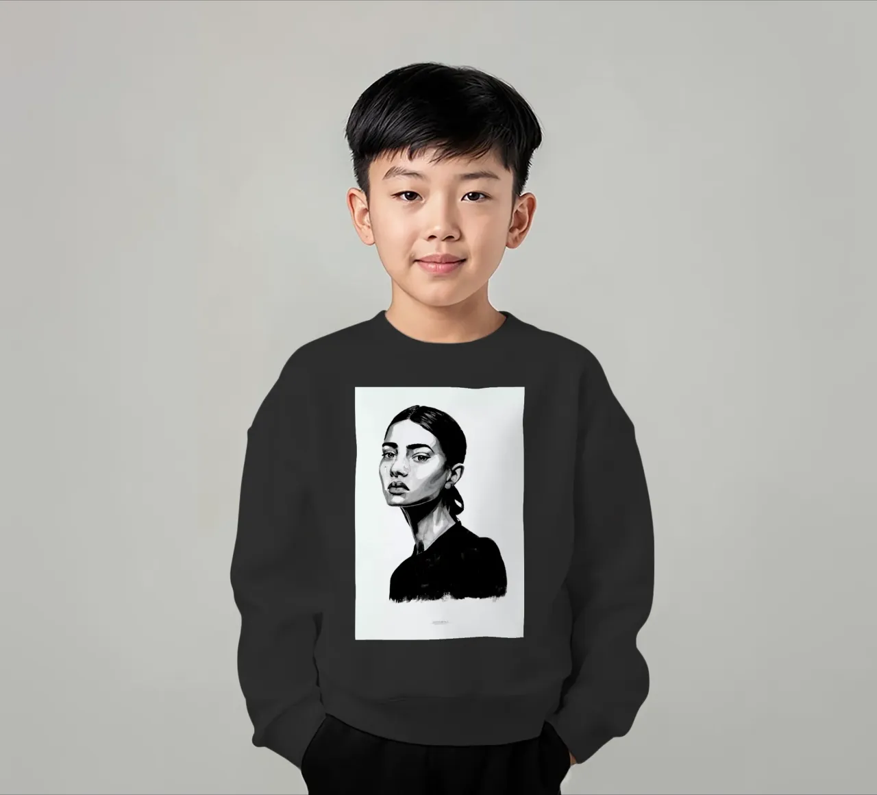 Untitled 2 felpa bambino da Mathilde Olsen