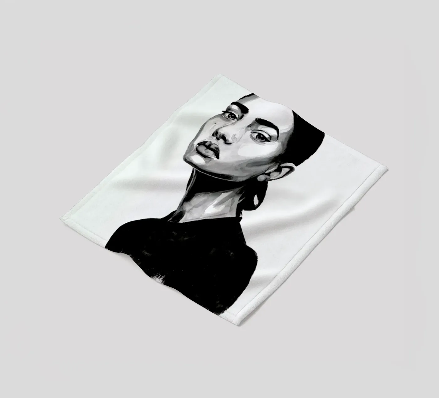 Untitled 2 fleecedeken van Mathilde Olsen