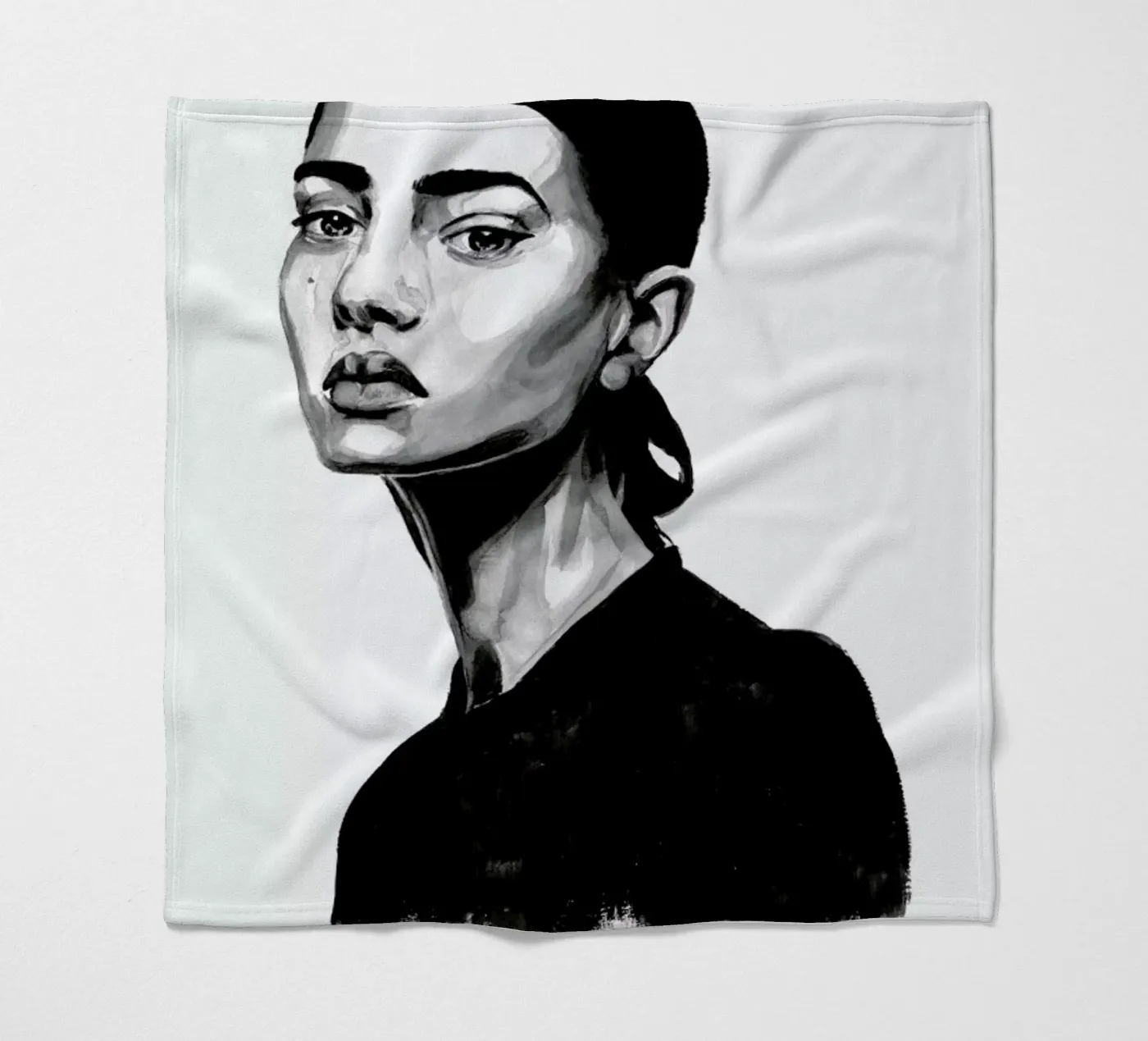 Untitled 2 fleecedeken van Mathilde Olsen