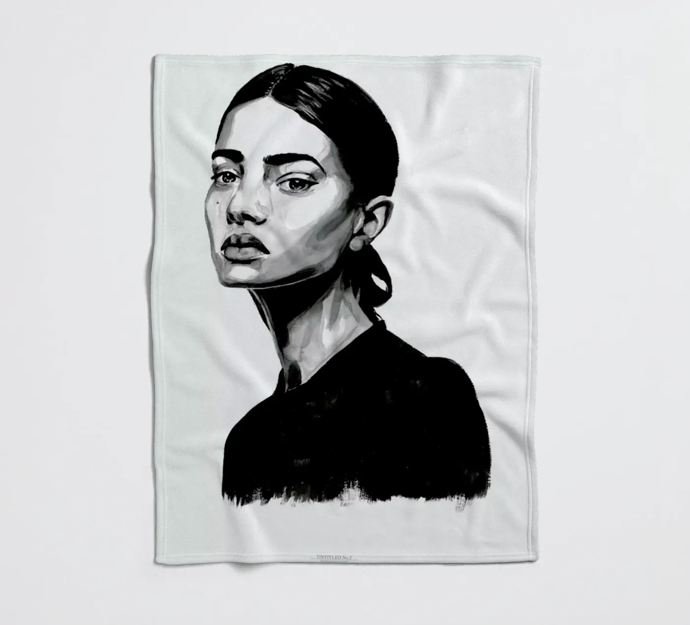 Untitled 2 fleecedeken van Mathilde Olsen